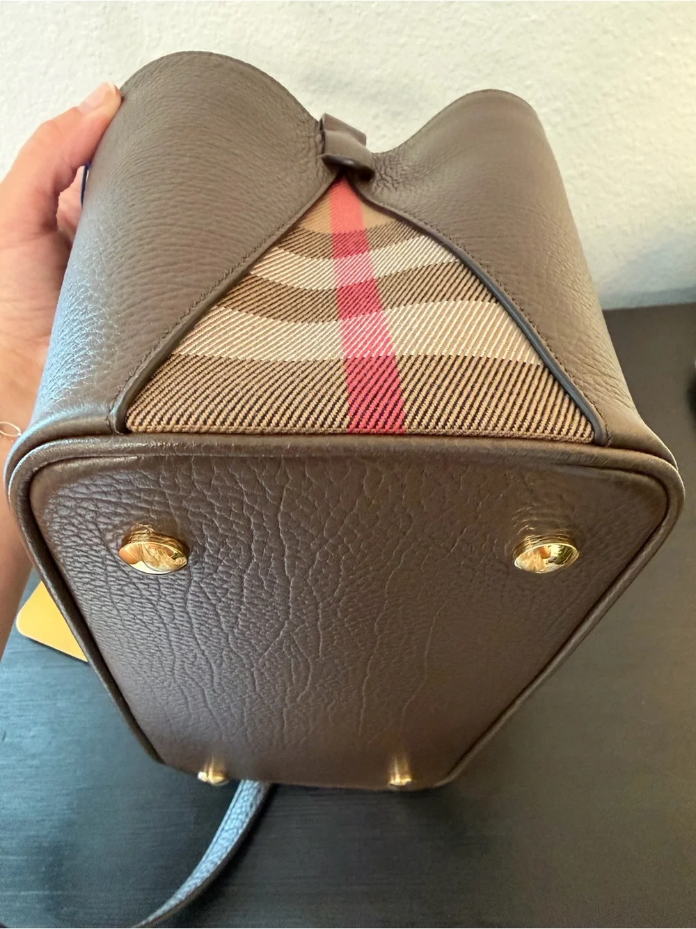 NWT Burberry Mini Bermondsey Bag